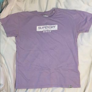 SuperDry Lilac T-Shirt S/S size xsmall/US 4